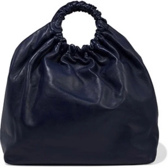 The Row XL Double Circle Lambskin Leather Tote - Picture 13 of 14